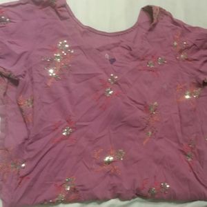 Unique Floral Purple Dress Custom